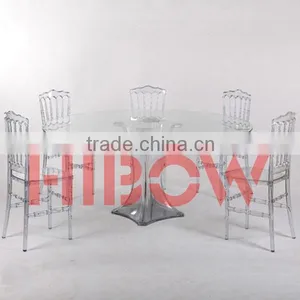 Transparent Polycarbonate Clear Dining Table Sale thumbnail-1