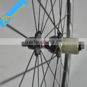 60 mm Famous FWD V Brake Covers Carbon Spoke Wheels ,700c Spoke Carbon Road Bike Wheels thumbnail-5