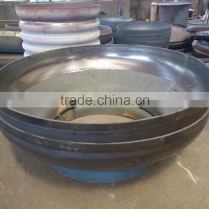 Pressed Stainless Steel Conical Pipe Head Fitting in Engineering Power Station thumbnail-2