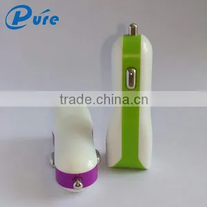Hottest Selling Colorful Dual Usb Car Charger 5V 2A Output for IPhone 6 Travel Phone Charger,promotional Multipurpose Double 2 thumbnail-1