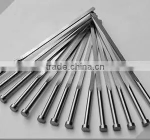 Through-hardened Flat Ejector Pin, Blade Ejector Pin With DLC Coating thumbnail-2