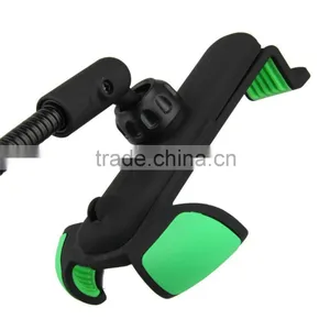 Universal Dual USB Ports Car Charger Phone Mount Holder With Cigarette Lighter Charger DC Port thumbnail-3