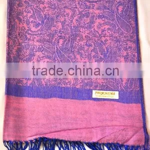 Mix Pashmina Stole With Pattern thumbnail-1