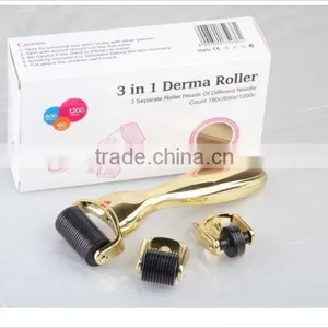 2015 Hottest Type 180+600+1200 Needle 3 in 1 Dermaroller Therapy System thumbnail-2