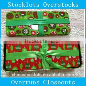 Stocklots Closeout, Overstock,surplus,stock Christmas Gift Tin Box for Children 2pcs Set thumbnail-1