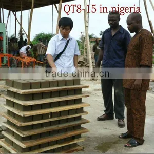 Shengya QT8-15 Full Automatically Baking-free Concrete Clay Block Machines thumbnail-2