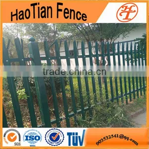 High Security Galvanized and Pvc Coated Steel Palisade Fencing thumbnail-1