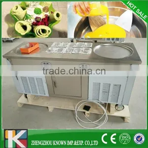 CE High Capacity Thailand Rolled Fried Ice Cream Machine/roll Ice Cream Machine thumbnail-1