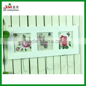 Wooden Decorative Pictures Wall Hooks for Hanging thumbnail-1