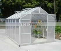 Vegetable Growing Aluminium Frame 6mm PC Sheet Garden Greenhouse thumbnail-2