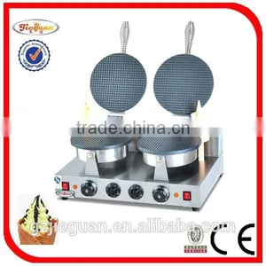 CE Certified Stainless Steel 2-plate Electric Ice Cream Cone Maker(ZU-2) thumbnail-1