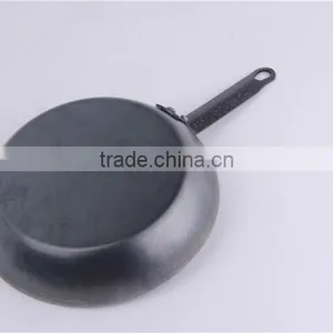 High Quality Carbon Steel Frying Pan With Steel Handle thumbnail-6