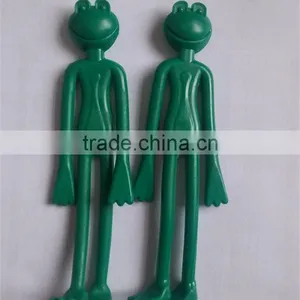 Green Soft Plastic Ornament Frogs Lizard thumbnail-1