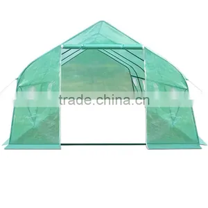 Polytunnel Greenhouse Galvanised Steel Frame Poly Tunnel 6mx3m x 2m thumbnail-1