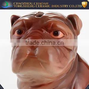 High Quality Wholesale Ceramic Pug Piggy Bank Factory thumbnail-2