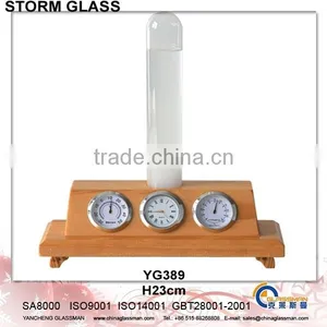 Weather Station With Wood Frame YG389 thumbnail-1
