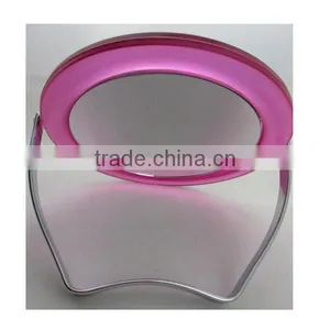Popular Pink Round Compact Mirror for Girls' Gift thumbnail-2