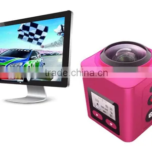 2016 New Unique Design HD Cube Mini 360 Degree Full View Sports Camera Wifi Mini Camera Waterproof 1080P Sports Camera thumbnail-2