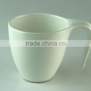 Stocked 400ml Fctory Round Handle Sublimation Ceramic Coffee White Mug/cup Standard for Daily Use thumbnail-1