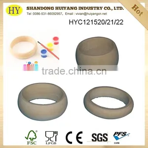 DIY Unfinished Bangles Wood Bracelet thumbnail-1