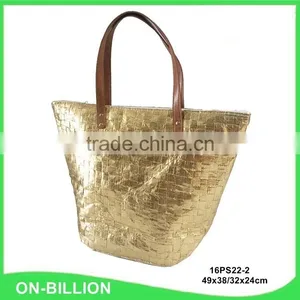 2016 Popular Bling Bling Paper Straw Cheap Handmade Bag thumbnail-2