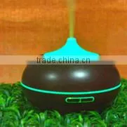 300ml Essential Oil Diffuser, Wood Grain Ultrasonic Aroma Cool Mist Humidifier for Office Home Bedroom Baby Room Study Yoga Spa thumbnail-1