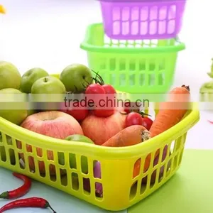 Useful Deep Tray Plastic Fruit Vegetables Storage Basket thumbnail-1