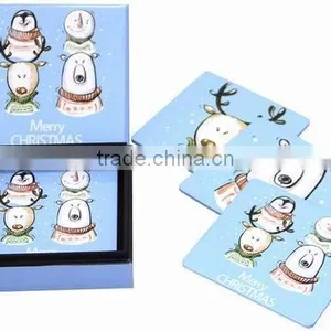 Lacquer Wooden Coasters/ Lacquered Coaster Set for Chrismast 2017 thumbnail-6