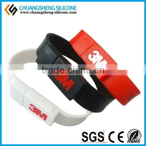 Multifunctional Various Capacity Candy Color Silicone USB Wristband, USB Drive, 32GB USB thumbnail-2