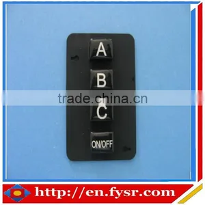 High Quality Membrane Silicone Rubber Press Keypad With Carbon Pills thumbnail-4