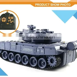 2.4G Military Tank Toy 1 8 Scale rc Tanks With Sound and Light, Radiator Plastic Tanks thumbnail-2