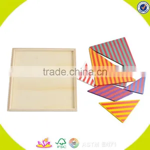 Wholesale Accractive Design Tangram Game Toy for Kids Colorful Tangram Toy to Exercise Children's Intelligence W11D001 thumbnail-4
