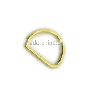 Metal D Ring Brass Finish / Metal Hardware Ring / Steel Rings thumbnail-3