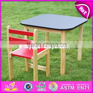 2017 New Design Home / School / High Quality Wooden Kids Study Desk W08G180 thumbnail-2