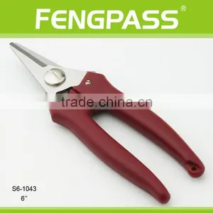 S6-1043 Stainless Steel Made in China Tree Pruning Shear Garden Scissors thumbnail-1