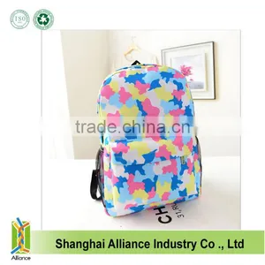 New Designed Fashion Canvas Leisure Shoulder Bag Unisex Travel Backpack Attractive Camo Schoolbag thumbnail-4