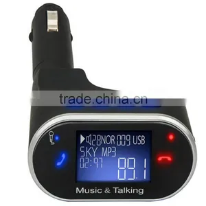 2016 Hot Universal New Handsfree LCD Bluetooth Car Kit MP3 Player FM Transmitter thumbnail-1