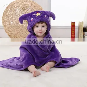 Wholesale Animal Shape Baby Bathrobe With Hood Baby Blankets thumbnail-6