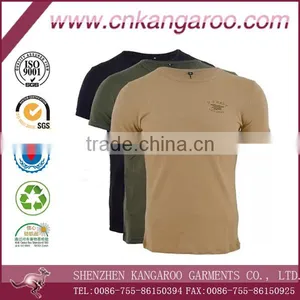 95%cotton, 5%lycra Men's Short Sleeve Plain Combat Shirt thumbnail-1