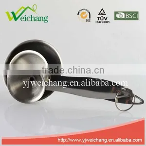 WCTS056 Set of 3 Kitchenware Tool Oil Filling Funnel Stainless Steel Funnel Easy Tools High Quality thumbnail-3