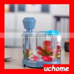 UCHOME Creative Desktop Micro Landscape Aquarium Lighting Household USB Ultrasonic Atomizing Air Humidifier thumbnail-5