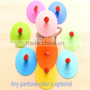 Low Price With Food Grade White Silicone Cup Lid, Cheap Silicone Lid For Cups thumbnail-1