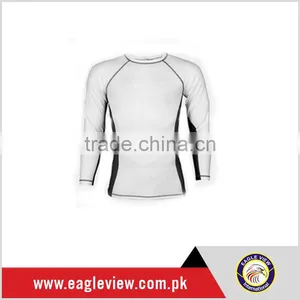 White Long Rash Guard thumbnail-1