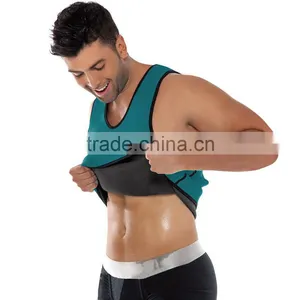 Ultra Sweat Neoprene Materials Men Sweat Shape Wear With Zip thumbnail-3