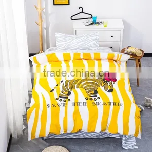Veken Products VK-B0079 40s*40s 250TC Printed Bamboo Bedding Set thumbnail-6