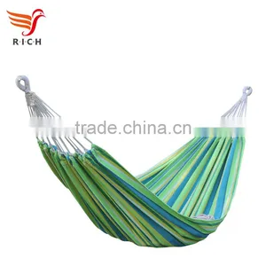 T24 Cotton Canvas Portable Camping Double Hammock thumbnail-1
