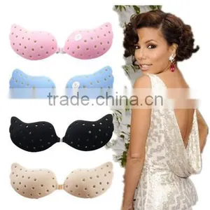 Invisible Backless Sexy Nude Bra,mixed Color Bra thumbnail-1