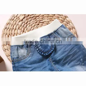 Cheap Wholesale Winter Thick Warm Kids Denim Jeans Pants New Style Kids Girls Jeans Pants thumbnail-3