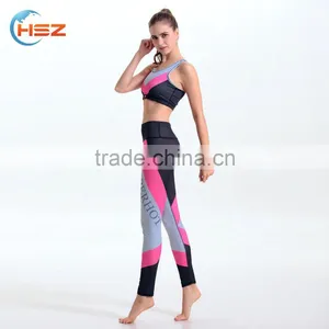HSZ-YD46007 Custom Long Sew Sassy Icing Legging Yoga Leggings For Women Sexy Honeymoon Dresses Image Solid Yoga Wear Wholesale thumbnail-3