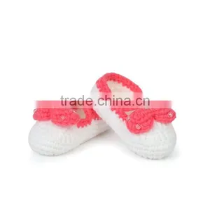 2015 New Design Bowknot Handmade Crochet Fashion Child Shoes thumbnail-5